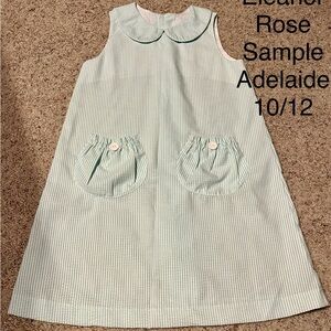 Eleanor Rose Mint Seersucker Adelaide Sample Dress